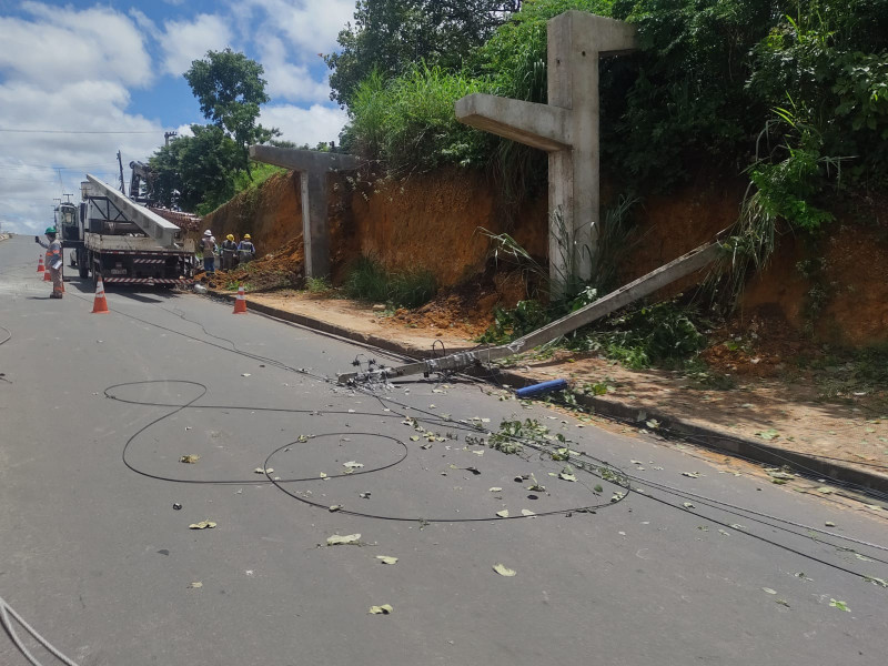 Piauí teve 246 casos de colisão com postes nos três primeiros meses de 2024 - (Chico Filho/O Dia)