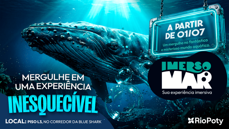 Shopping Rio Poty apresenta Imerso Mar, experiência aquática para férias de julho; veja ingressos e horários