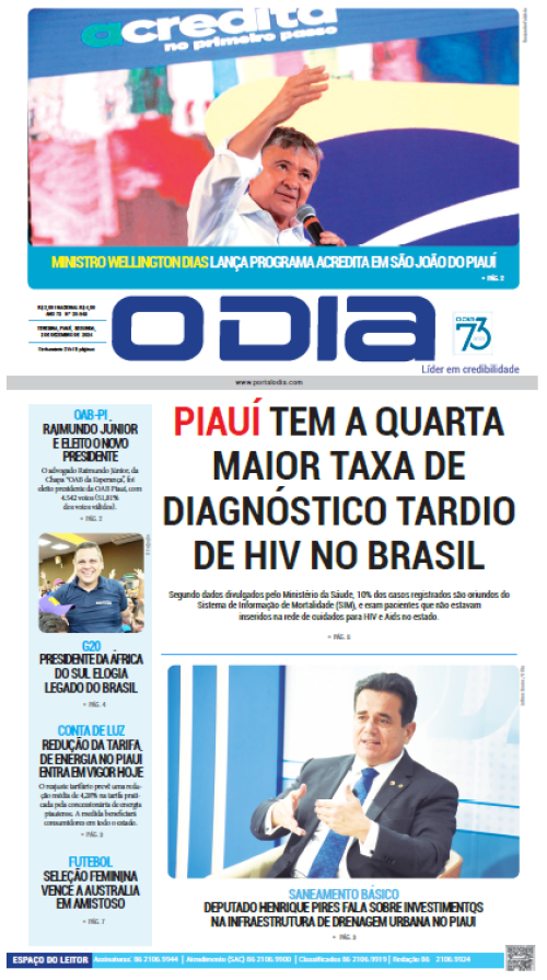 Confira os principais destaques do Jornal O Dia desta segunda-feira (02)