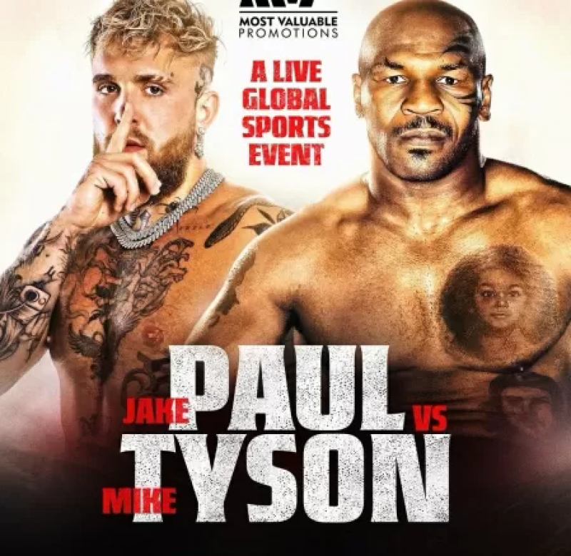 Boxe: Mike Tyson enfrenta youtuber Jake Paul em luta transmitida ao vivo