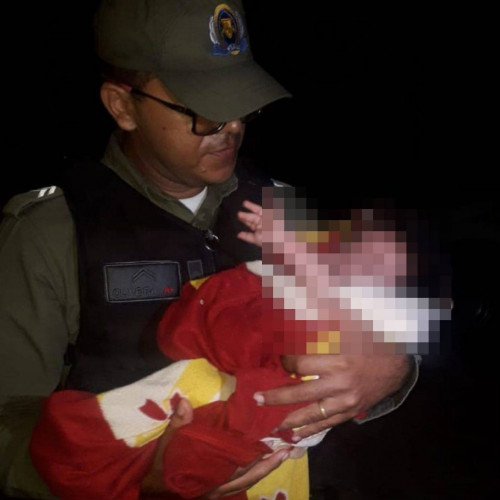 Vídeo: bebê de quatro meses é encontrado em matagal em Piripiri