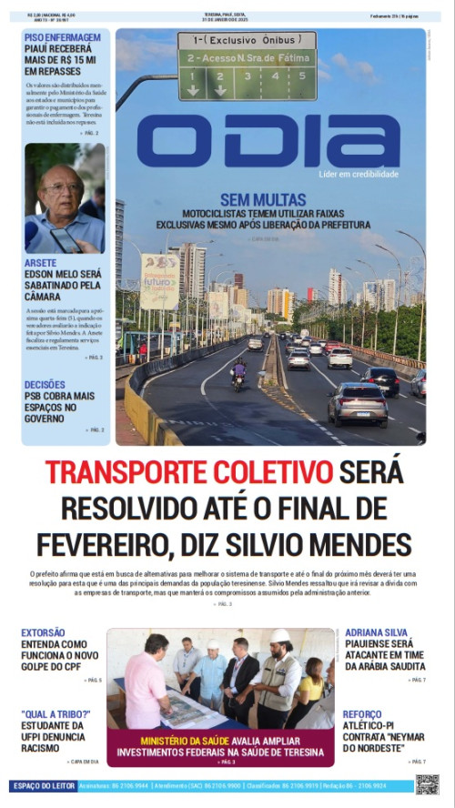 Confira os principais destaques do Jornal O Dia desta sexta-feira (31)