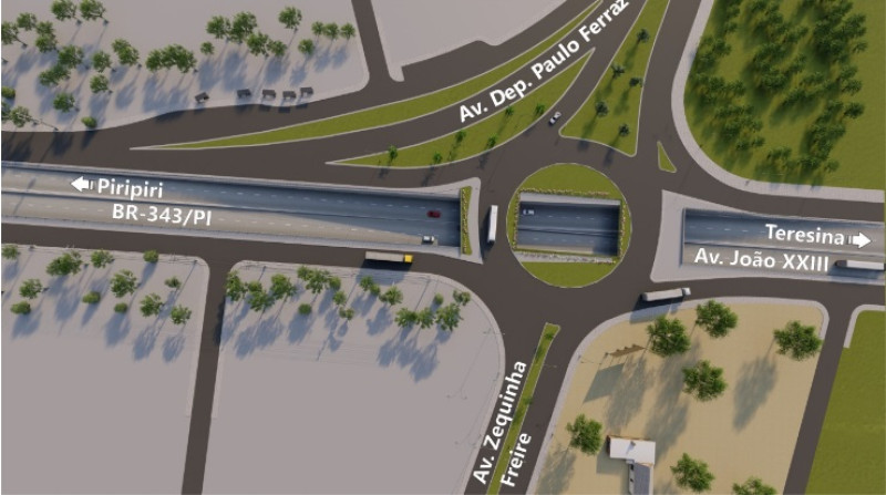 Após ser adiada, obra de rebaixamento da Av. João XXIII será inaugurada amanhã (3) - (Reprodução)