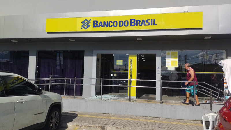 Agência do Banco do Brasil no bairro Piçarra, em Teresina. - (Francisco Filho/O DIA)
