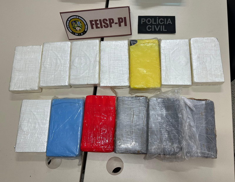 Cocaína avaliada em R$ 2 milhões é apreendida na Tabuleta, em Teresina