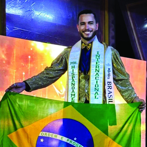 O piauiense, de Miguel Alves, Naylton Parente, foi eleito no domingo dia 11, Mister HispanoAmérica Internacional 2024, durante concurso em  Punta Cana- Republica Dominicana. Bravo! Bravissímo!! - (Divulgação)