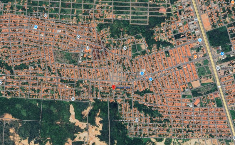 Segundo o IBGE, a Irmã Dulce tem o maior quantitativo de pessoas residentes em favelas e comunidades - (Reprodução/Google Maps)