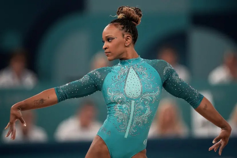 Olimpíadas: Rebeca Andrade conquista ouro na final de solo  - (Foto: Alexandre Loureiro/COB)