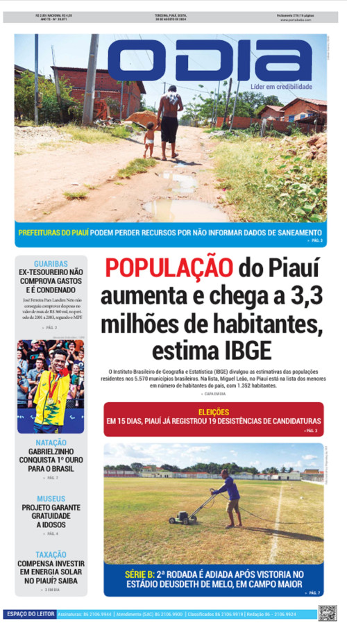 Confira os principais destaques do Jornal O Dia desta sexta-feira (30)