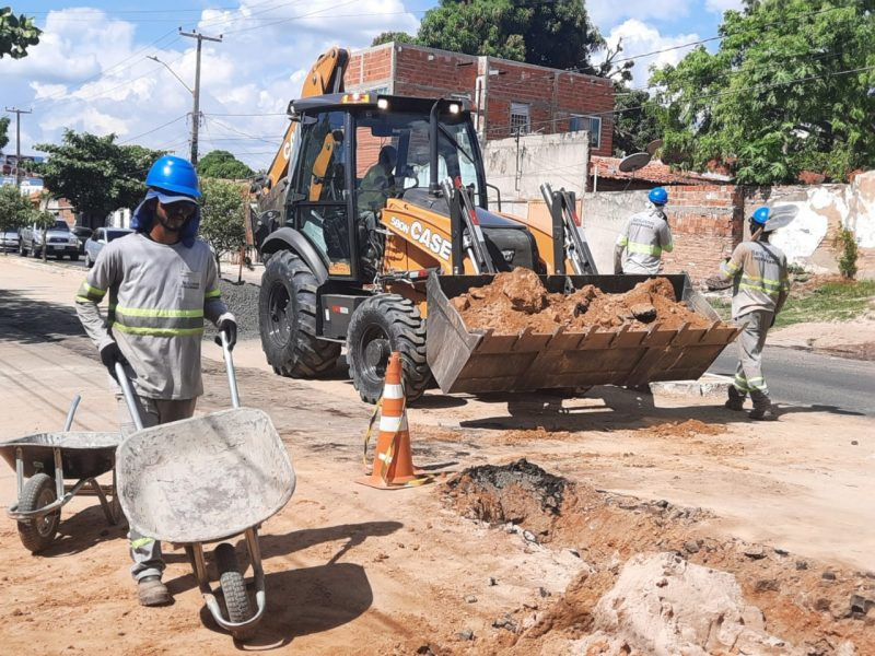 Vias de Teresina ficam interditadas para obras de esgotamento sanitário; veja trechos