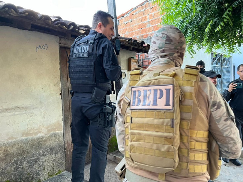 Operação Draco 123 em Pedro II - (Divulgação / Polícia Civil - PI)