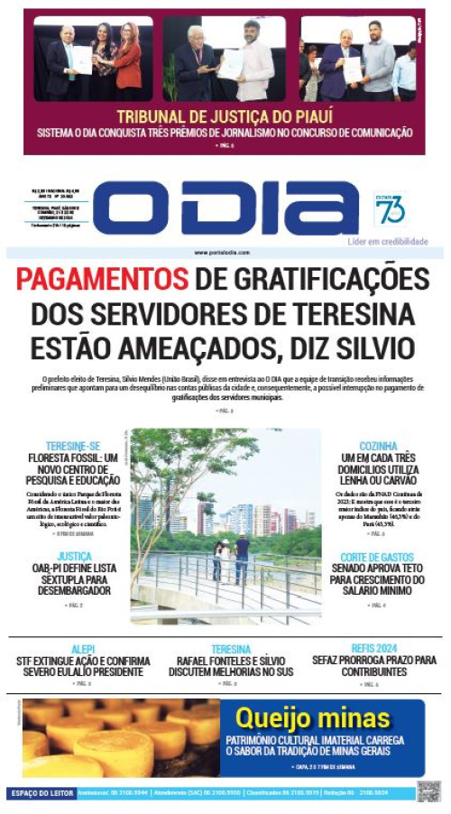 Confira os principais destaques do Jornal O Dia deste sábado (21)