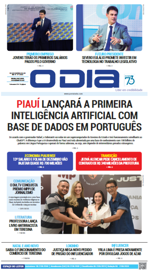 Confira os principais destaques do Jornal O Dia desta quinta-feira (19)