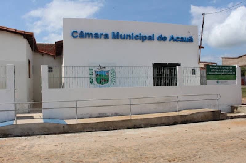 Câmara Municipal de Acauã - (Reprodução/Redes Sociais)