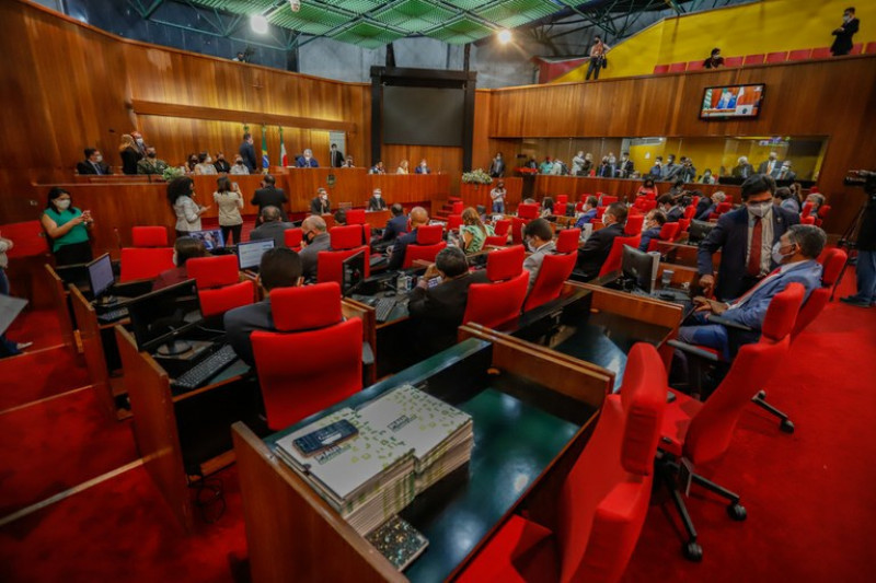 Plenário da Assembleia Legislativa do Piauí. - (Assis Fernandes)