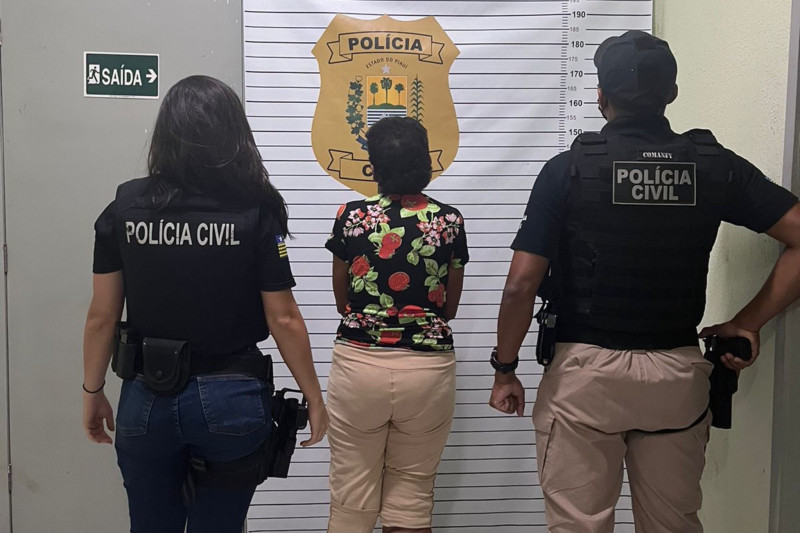 Mulher suspeita de envenenar duas crianças em Parnaíba - (Ascom Polícia Civil do Piauí)