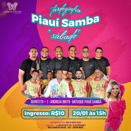 Tardezinha Piauí Samba - (Reprodução / Redes Sociais)