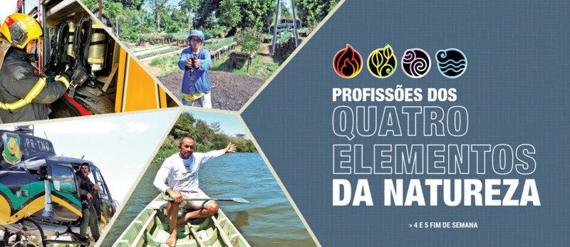 Profissões quatro elementos da natureza - (O DIA)