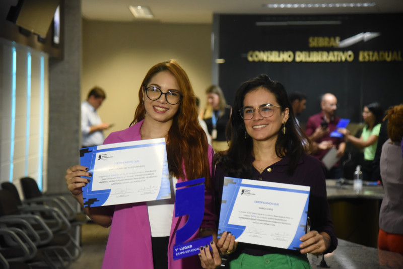 Emelly Alves, Isabela Lopes, Sistema O Dia, Prêmio de Jornalismo Sebrae - (Assis Fernandes/O Dia)