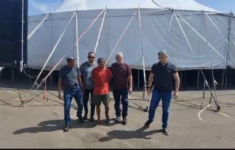 Homem mata morador de rua em Teresina, foge e é preso trabalhando em circo - (Divulgação/PC-PI)