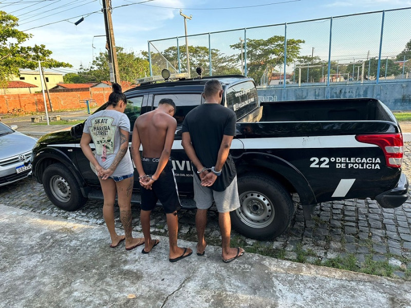 Prisões ocorridas na Operação Cerco Fechado - (Divulgação / Polícia Civil - PI)