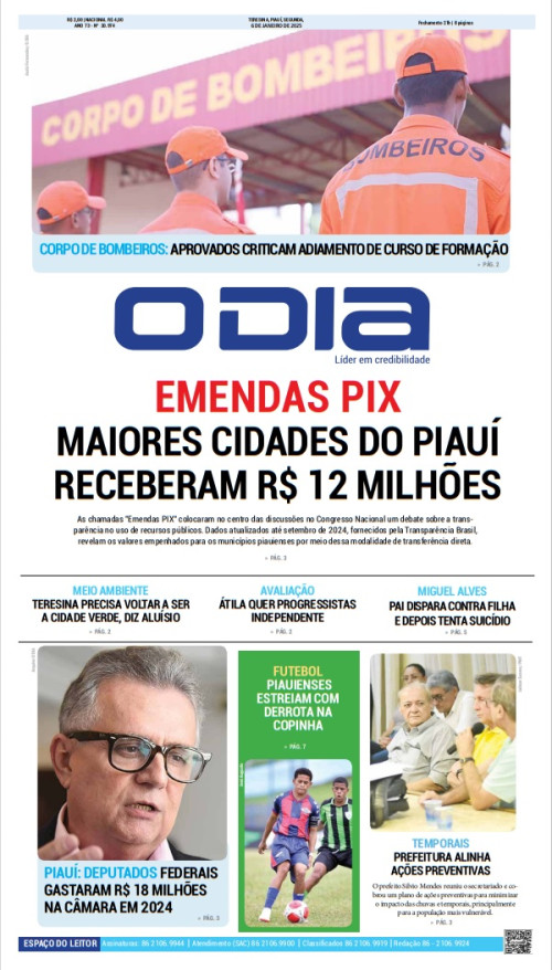 Confira os principais destaques do Jornal O Dia desta segunda (06)