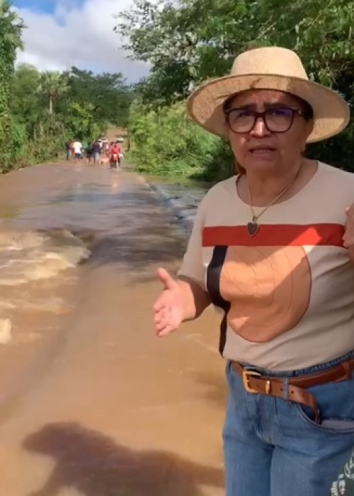 Prefeitura fez alerta informando do risco de rompimento do Açude Pantanal - (Reprodução/Instagram)