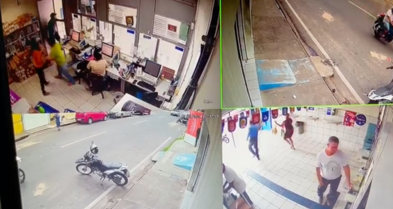 VÍDEO: lotérica do bairro São João é assaltada; segundo caso em menos de 24 horas