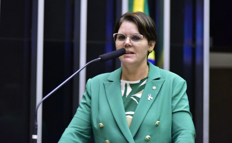 Deputada Coronel Fernanda (PL-MT), autora do projeto - (Zeca Ribeiro/Câmara dos Deputados )