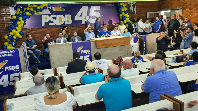 Registro da convenção do PSDB nesta segunda - (Tarcio Cruz/ O DIA)
