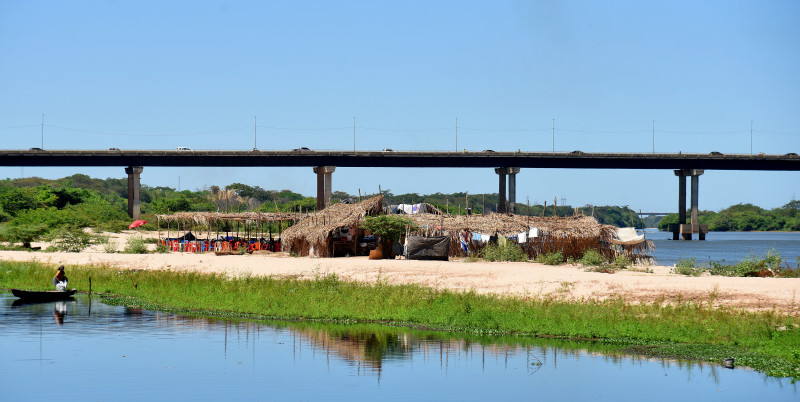 A Jericoroa é uma verdadeira praia de água doce dentro de Teresina - (Assis Fernandes/ODIA)
