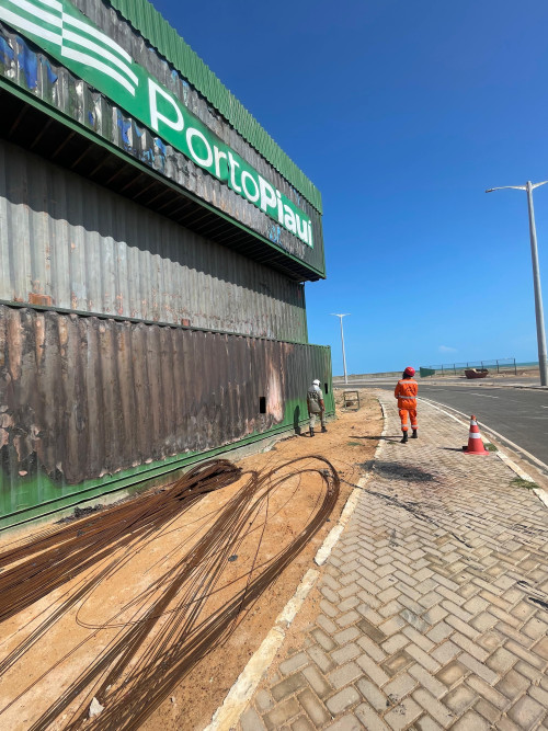 Novo incêndio atinge o Porto de Luís Correia; local passa por vistoria