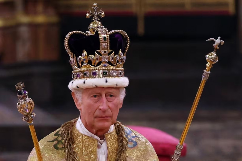 Estado de saúde de Rei Charles III vira alvo de rumores nas redes sociais - (Richard POHLE / POOL / AFP)