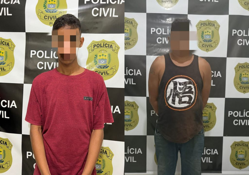 Homens presos pela Polícia Civil do Piauí - (Divulgação/Polícia Civil)