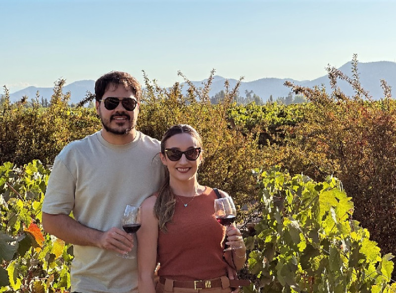 #Viagem - Um click dos juízes Anna Celina & Tácito Coaracy Filho, em viagem pelo Chile, por Mendoza, na Argentina. Chics!!! - (Arquivo Pessoal)