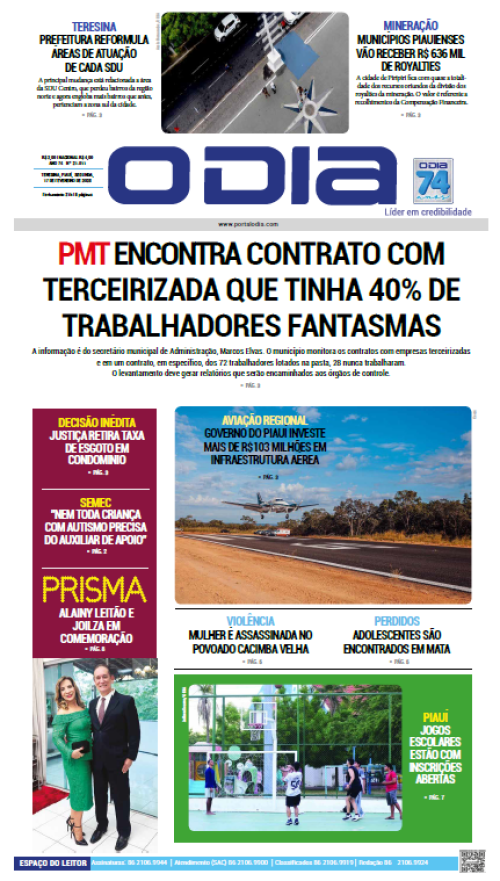 Confira os principais destaques do Jornal O Dia desta segunda-feira (17) - (Reprodução)