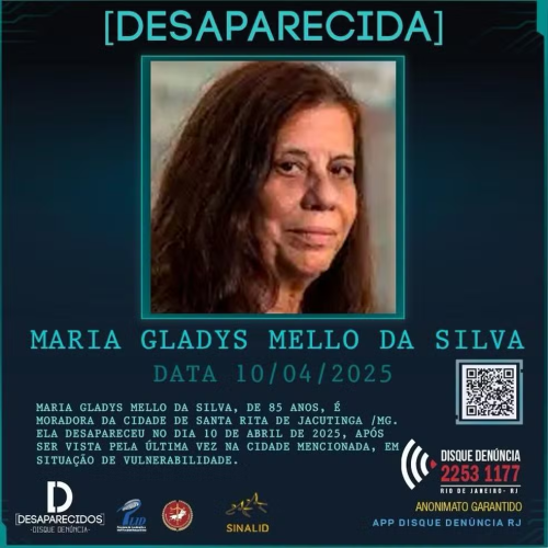 Disque-Denúncia do Rio de Janeiro divulgou um cartaz pedindo informações  - (Reprodução)