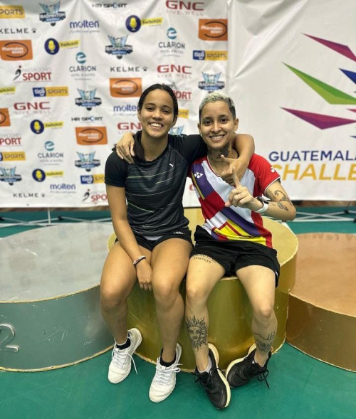 Jaqueline Lima e Sania Lima, medalhistas de bronze na Guatemala. - (Reprodução/Redes sociais)