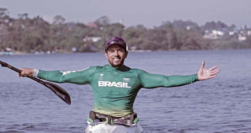 Luis Carlos Cardoso conquista medalha de ouro no Campeonato Mundial de Paracanoagem - (Reprodução/Instagram)