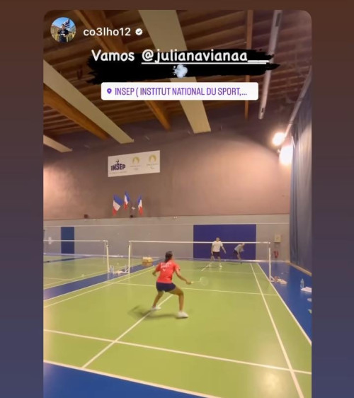 Juliana treina em Paris, sede dos Jogos Olímpicos - (Reprodução/Instagram)