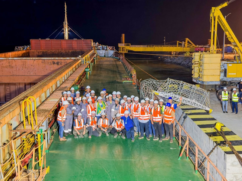 Porto Piauí recebe primeiro navio de carga e realiza exportação de minério de ferro