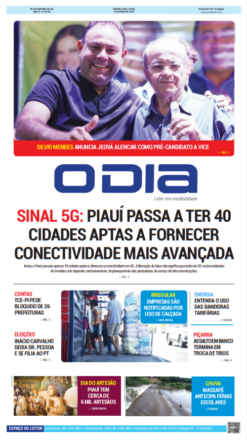 Confira os destaques do Jornal O Dia desta terça (19) - (Reprodução/ O Dia )