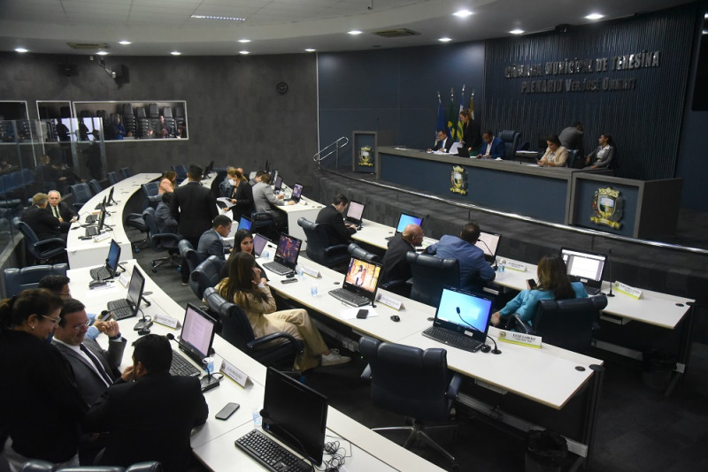 Sessão plenária da Câmara Municipal de Teresina  - (Assis Fernandes/ O DIA)