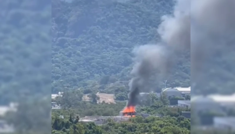 Incêndio atinge Projac e afeta cidade cenográfica nos Estúdios Globo