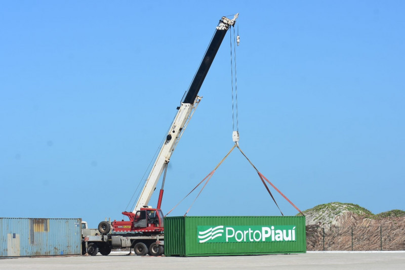 Pátio do Porto Piauí, em Luís Correia, ficará pronto em 90 dias, diz governo