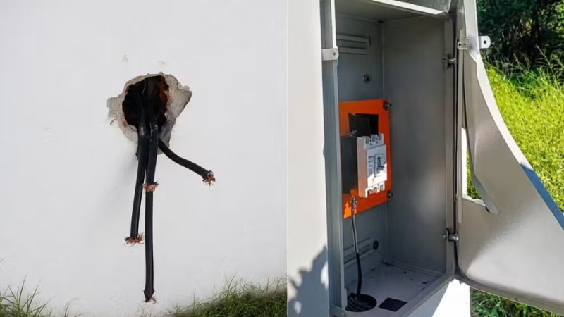 Picos: em menos de 20 dias, 16 cabos de energia são furtados e bairros ficam sem água