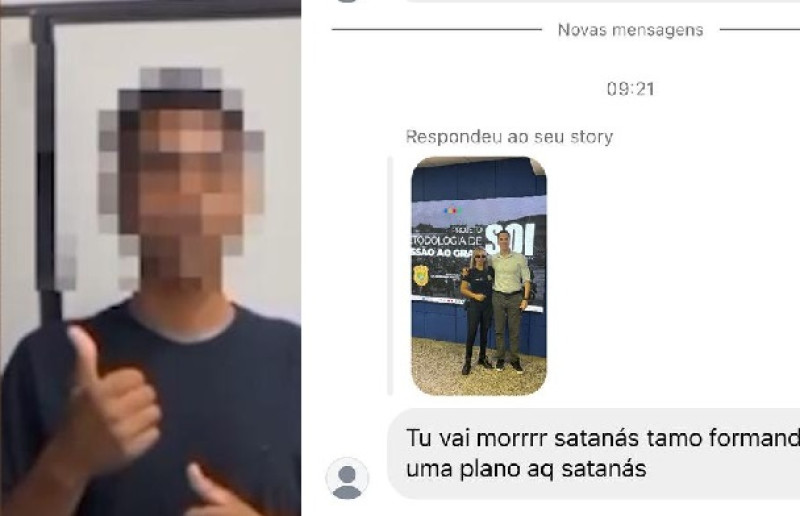 Adolescente que ameaçou matar delegado Zanatta pede desculpas: "não sou disso"
