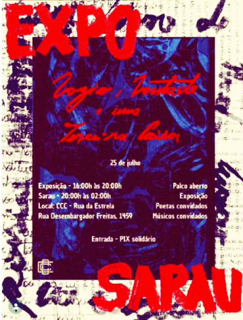 O Centro Cultural do Centro propõe um sábado diferente com sarau e exposição: poesia, palco aberto e shows - (Divulgação)