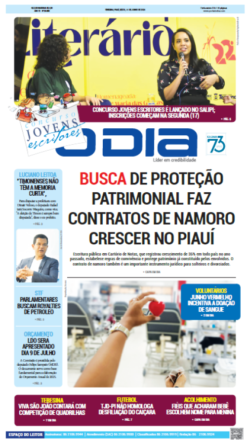 Confira os principais destaques do Jornal O Dia desta sexta-feira (14)