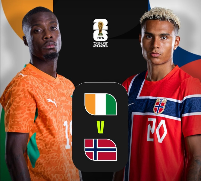 Costa do Marfim x Noruega: onde assistir, horário e prováveis escalações pela Copa do Mundo